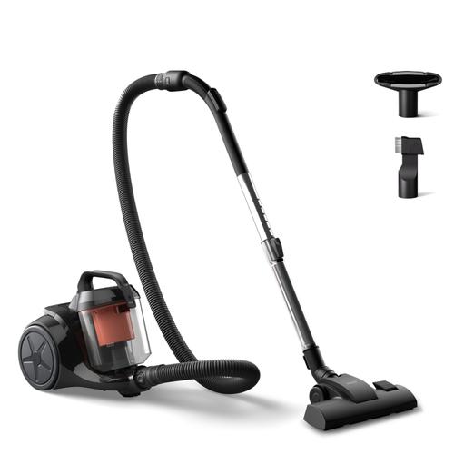 Aspirator fara sac Philips Seria 1000 XB1142/10, 800 W, Motor PowerCyclone 3, Recipient 1.3 l, Cap de aspirare pentru mobilier, Filtru Hepa (Negru)