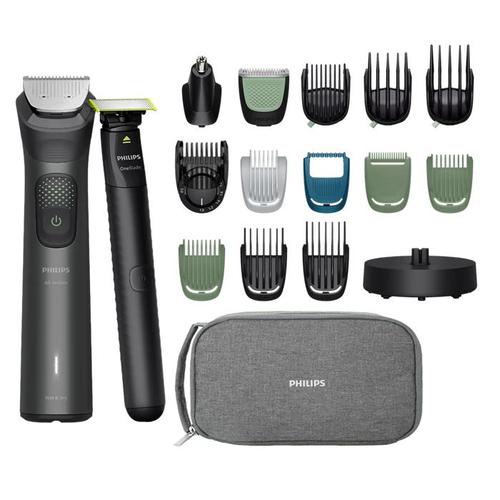 Aparat de tuns multifunctional 19 in 1 PHILIPS Series 9000 MG9556/15, acumulator, Autonomie 120 min (Negru)