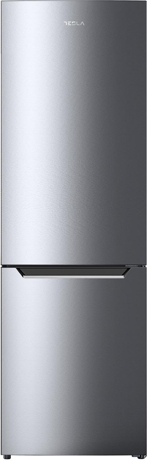 Combina frigorifica Tesla RC3201FHXE, 293 L, Clasa E, NO Frost, Inverter, Iluminare LED, H 186 cm (Inox)