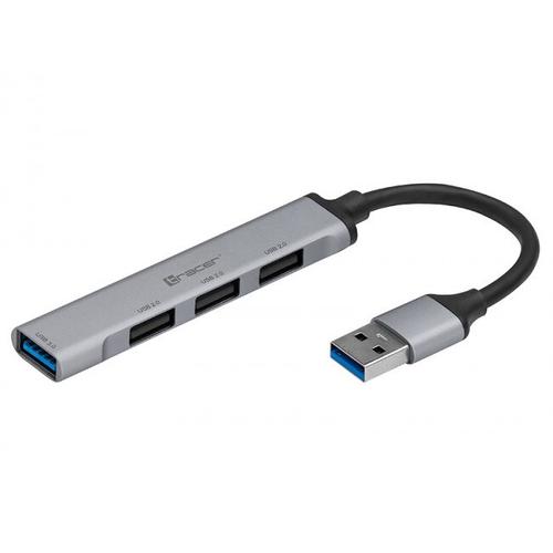 Hub Tracer H41, 4 porturi USB 3.0 (Gri)