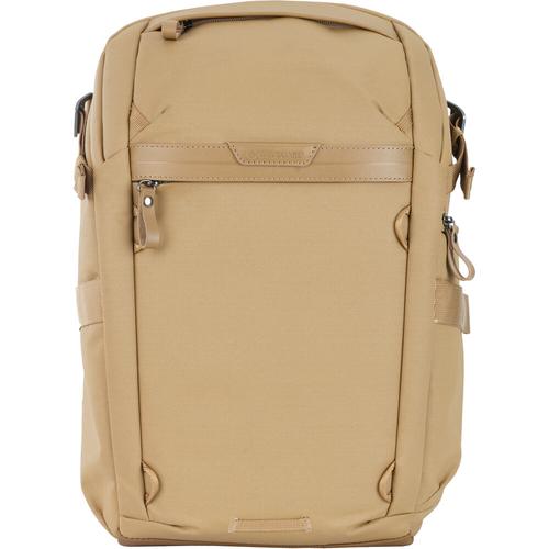Ghiozdan Vanguard VEO METRO B20L, 20 L, Compatibil universal DSLR/Mirrorless + Accesorii, Doua compartimente pentru laptop 14inch si tableta 11inch (Bej)