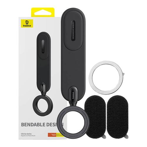 Suport magnetic telefon Baseus, 236x59 mm, Negru