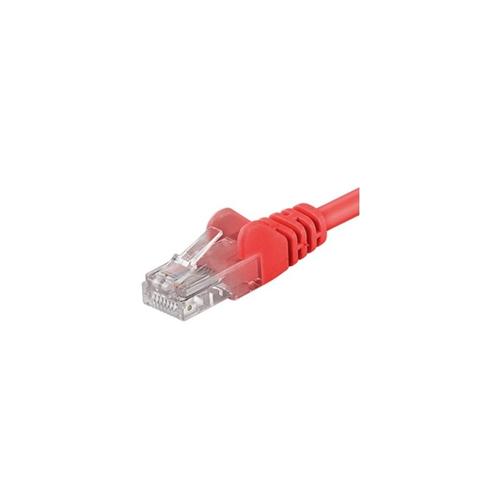 Patchcord UTP PremiumCord RJ45-RJ45 Cat.6, 10m, Rosu