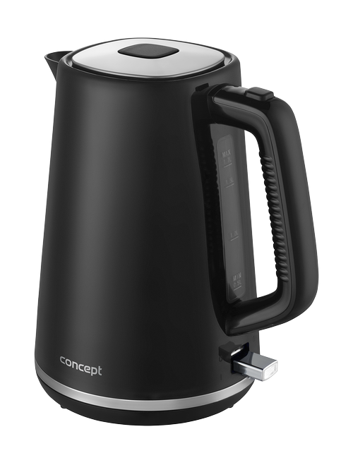 Fierbator de apa RK2375, 1.7 l, 2200 W (Negru)