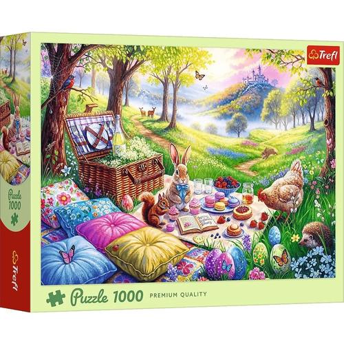 Puzzle Trefl din 1000 piese - Picnic pe pajiste