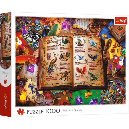 Puzzle Trefl din 1000 piese - Atlasul Pasarilor Fantastice