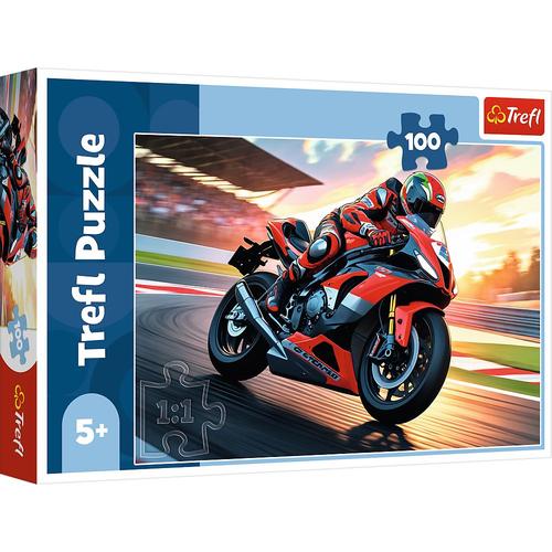 Puzzle Trefl Motocicleta Rapida, 100 de piese