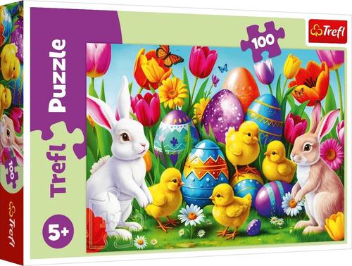 Puzzle Trefl Pajistea de Paste, 100 de piese