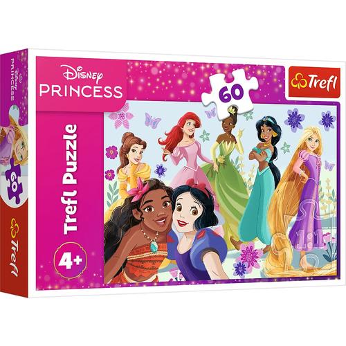 Puzzle Trefl Printese in actiune, 60 de piese