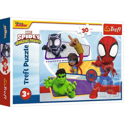 Puzzle Trefl Marvel Spidey si prietenii sai uimitori curajosul, 30 de piese