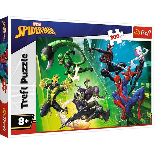 Puzzle Trefl din 300 piese - In panza lui Spiderman