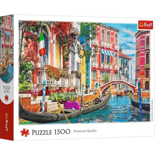 Puzzle Trefl O dupa amiaza de vara in Venetia, 1500 de piese