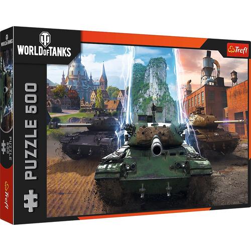 Puzzle Trefl World Of Tanks Timp pentru Actiune, 500 de piese