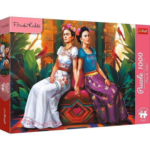 Puzzle Trefl Premium Plus Frida Kahlo Doua Fete, 1000 de piese