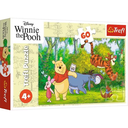 Puzzle Trefl  Disney Winnie The Pooh Miere Delicioasa, 60 de piese