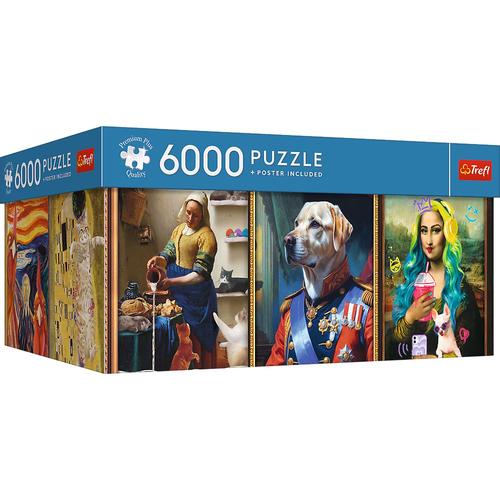 Puzzle Trefl Premium Plus Colectie de Arta Distractiva cu poster inclus, 6000 de piese