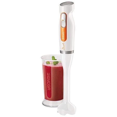 Blender de mana Sencor SHB4211WH, 600 W, 2 viteze, Pahar 0.7 L (Alb)