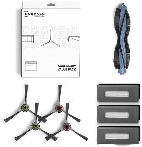 Set de accesorii Ecovacs Buddy Kit pentru seria U2, Perie principala, 4 perii laterale, 3 filtre