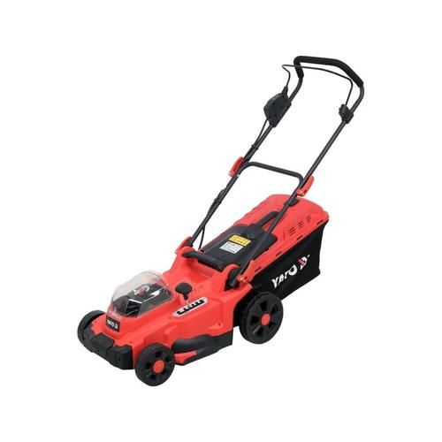 Masina de tuns iarba YATO YT-85223, 37cm compatibila cu acumulatori Li-Ion 2x18V, fara acumulatori si incarcator