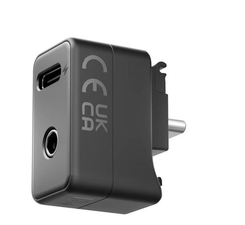 Adaptor microfon pentru Insta360 X5, CINSBAHK (Negru)