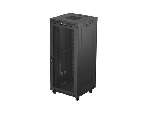 Rack Cabinet 19inch Free-Standing 37U/800x800, Usa perforata, LCD (Negru)