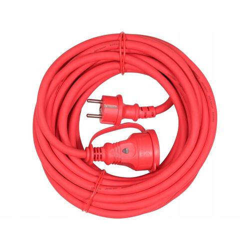 Prelungitor Yato YT-81000, 10 m, 3x2,5mm, LED, IP44, Rosu