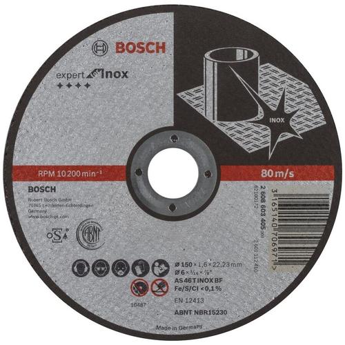 Disc de taiere pentru otel inoxidabil Bosch, 150x 1.6 x 22.33 mm