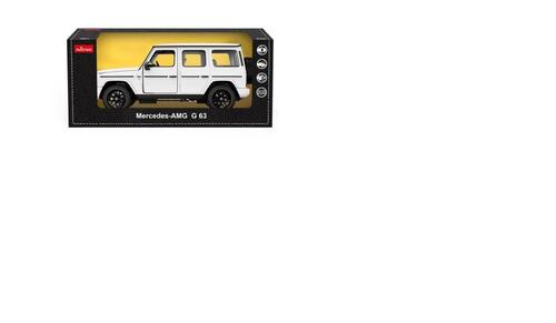 Masinuta Metalica Mercedes Amg G63, Scara 1 la 24, Alb