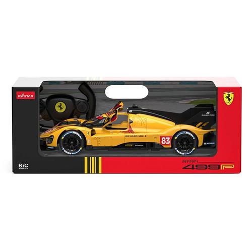 Masina cu telecomanda Ferrari 499p N83, Scara 1 la 14, Galben