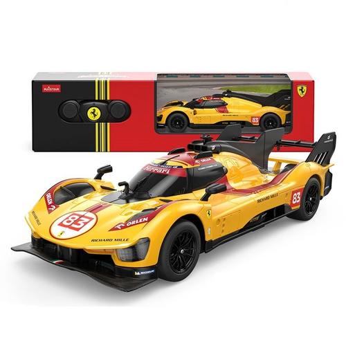 Masina cu telecomanda Ferrari 499p N83, Scara 1 la 24, Galben