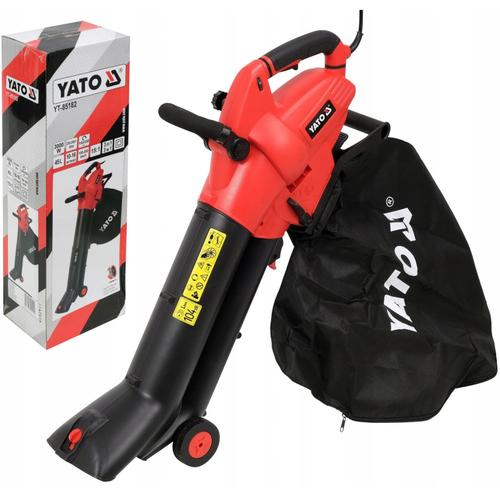 Aspirator electric YATO YT-85182, 3 in 1, 3000W, 45L, functii de suflare, aspirare si tocator, greutate 3.8 kg