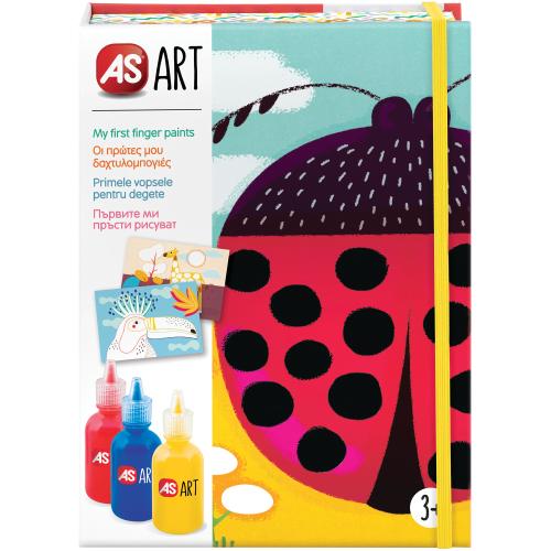Set pentru desen AS Art Primele mele creatii cu degetele