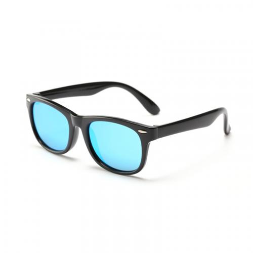 Ochelari De Soare Copii Techsuit D802, Polarizati, Protectie UV (Negru/Albastru)