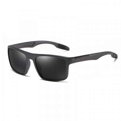 Ochelari De Soare Barbati Techsuit TR90 (MM101), Polarizati, Protectie UV (Negru/Gri)