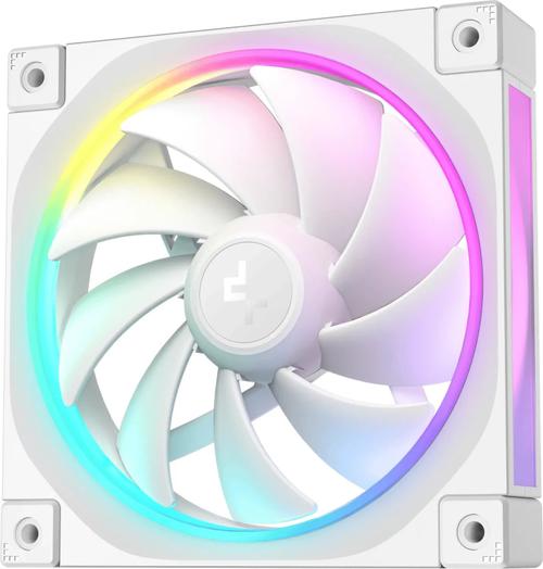 Ventilator Deepcool FL12 R-FL12-WHAPN1-G, 120mm, 500 - 2150 rpm, iluminare aRGB (Alb)