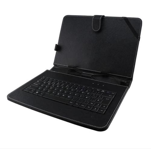 Husa cu tastatura Esperanza EK125 pentru tablete 10.1inch, MicroUSB (Negru)