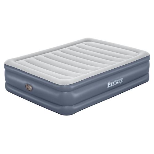 Saltea camping Bestway Tritech Queen 203 x 152 x 51cm, cu pompa electrica integrata, suport reglabil