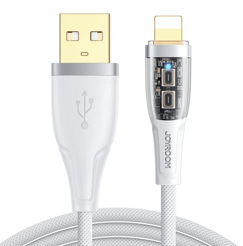 Cablu Date si Incarcare USB-A - Lightning Joyroom S-UL012A3, 18W, 1.2m, Alb