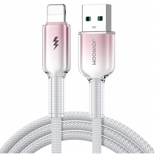 Cablu Date si Incarcare USB-A - Lightning Joyroom S-A42, 18W, 1.2m, Alb