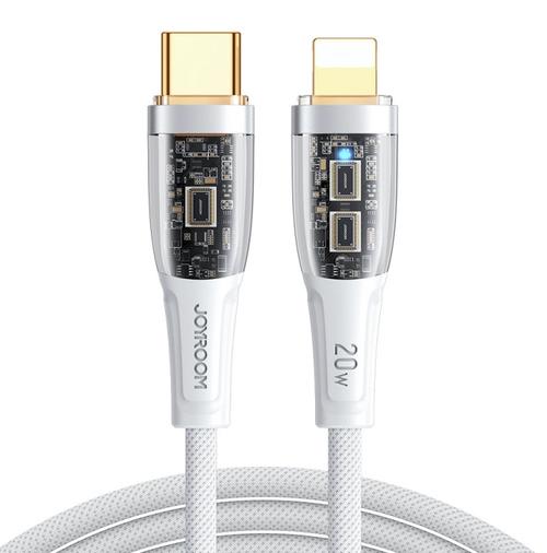 Cablu Date si Incarcare USB-C - Lightning Joyroom S-CL020A3, 20W, 1.2m, Alb