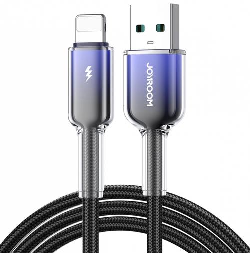 Cablu Date si Incarcare USB-A - Lightning Joyroom S-A42, 18W, 1.2m, Negru