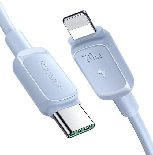Cablu Date si Incarcare USB-C - Lightning Joyroom S-A14, 20W, 1.2m, Albastru