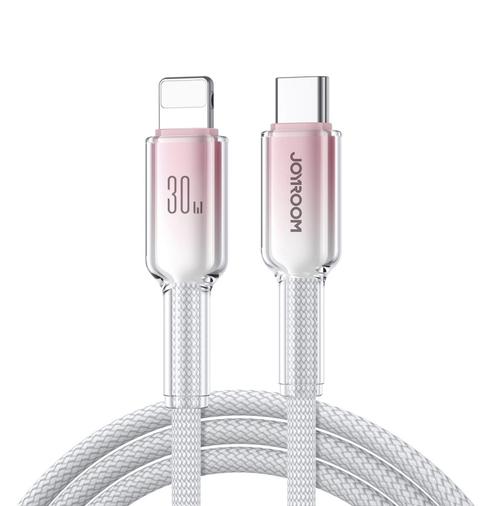 Cablu Date si Incarcare USB-C - Lightning Joyroom S-A42, 30W, 1.2m, Alb