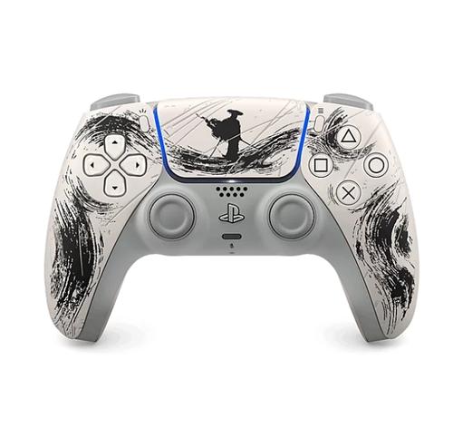 Controller Wireless Sony DualSense Ghost of Yotei Black Limited Edition pentru PlayStation 5 (Negru/Alb)
