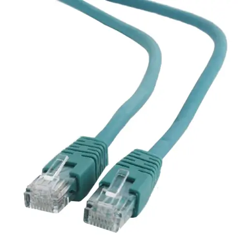 Cablu UTP GEMBIRD Cat6, cupru-aluminiu, 1 m, verde, AWG26, PP6U-1M/G