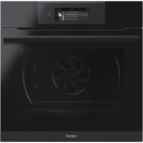 Cuptor incorporabil Haier HWO60SM6T5BH, Electric, 70 L, Autocuratare catalitica, Conectivitate Wi-fi, interfata I-Touch, Ghidaj telescopic, Softclose (Negru)