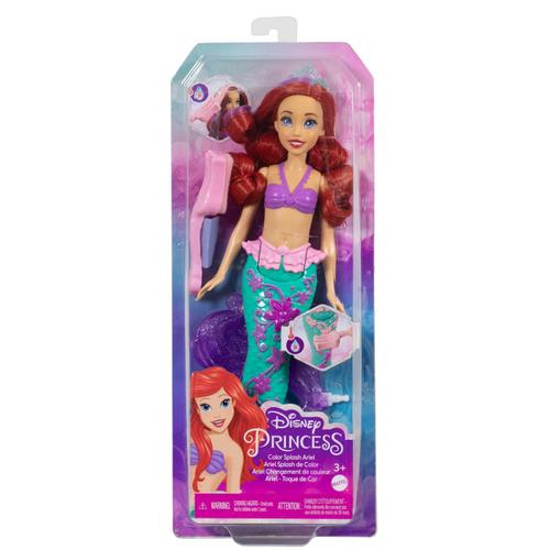 Papusa - Disney Princess - Color Splash Ariel - Disney Princess - Mattel