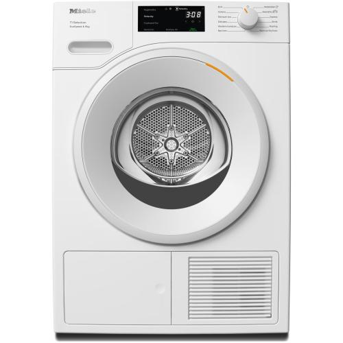 Uscator de rufe Miele TSD 643 WP, 9 kg, Clasa C, DirectSensor, DryCare 40, HygieneDry, Miele@home (Alb)