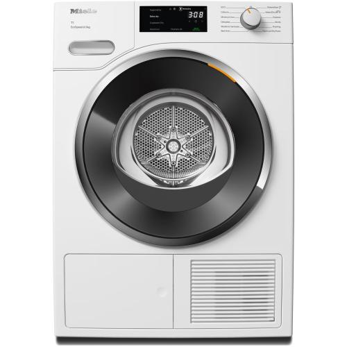 Uscator de rufe Miele TWH 780 WP, 9 kg, Clasa C, DirectSensor, SilenceDrum, DryCare 40, HygieneDry (Alb)