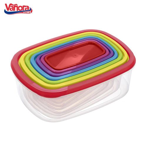 Set 7 caserole Vanora VN-FM-7FM, HAPPY, dreptunghiulare